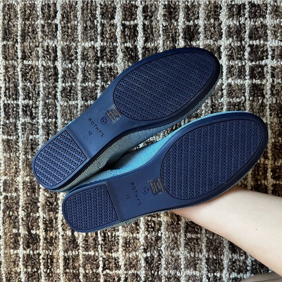 NWOB Rothy's Women's Loafers Indigo Cloud Blue - Picture 10 of 13